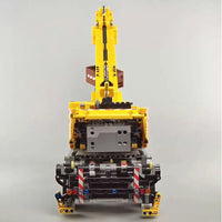 Thumbnail for Building Blocks MOC RC APP Heavy Mobile Lift Crane Trucks Bricks Kids Toys - 12