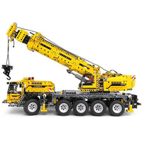 Thumbnail for Building Blocks MOC RC APP Heavy Mobile Lift Crane Trucks Bricks Kids Toys - 3