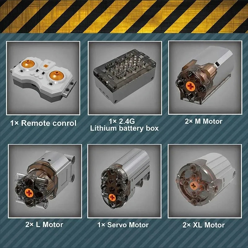 Building Blocks MOC RC APP Motorized Road City Rescue Truck Bricks Toys Construction Set Toys - 8