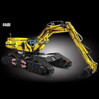 Thumbnail for Building Blocks MOC RC Crawler All Terrain Truck Excavator Bricks Toy 17018 - 10