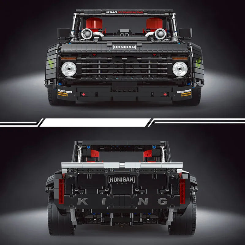 Building Blocks MOC RC F-150 Hoonitruck Off-Road Pickup Truck Bricks Toy 13082 - 13