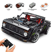 Thumbnail for Building Blocks MOC RC F-150 Hoonitruck Off-Road Pickup Truck Bricks Toy 13082 - 1
