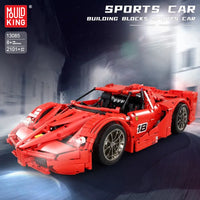Thumbnail for Building Blocks MOC RC Ferrari FXX Sports Racing Car Bricks Toys 13085 - 4