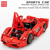 Thumbnail for Building Blocks MOC RC Ferrari FXX Sports Racing Car Bricks Toys 13085 - 7