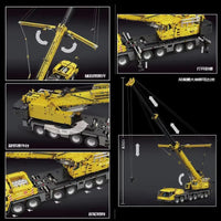 Thumbnail for Building Blocks MOC RC GMK Heavy Mobile Crane Truck Bricks Toy 17013H - 10