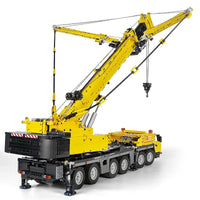 Thumbnail for Building Blocks MOC RC GMK Heavy Mobile Crane Truck Bricks Toy 17013H - 2