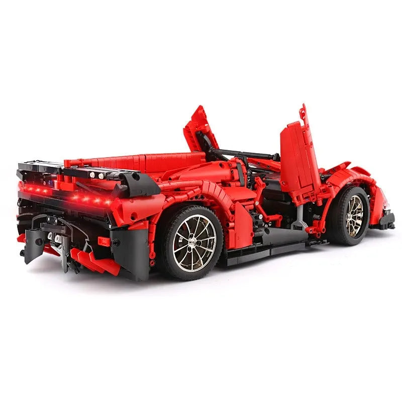 Building Blocks MOC RC Lambo Roadster 13079 Super Racing Car Bricks Toys - 6