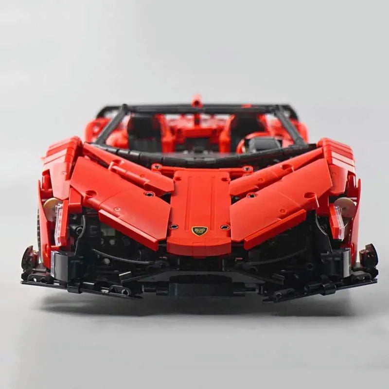 Building Blocks MOC RC Lambo Roadster 13079 Super Racing Car Bricks Toys - 11