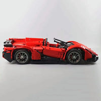 Thumbnail for Building Blocks MOC RC Lambo Roadster 13079 Super Racing Car Bricks Toys - 12