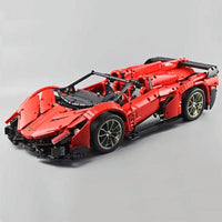 Thumbnail for Building Blocks MOC RC Lambo Roadster 13079 Super Racing Car Bricks Toys - 14