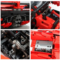 Thumbnail for Building Blocks MOC RC Lambo Roadster 13079 Super Racing Car Bricks Toys - 8