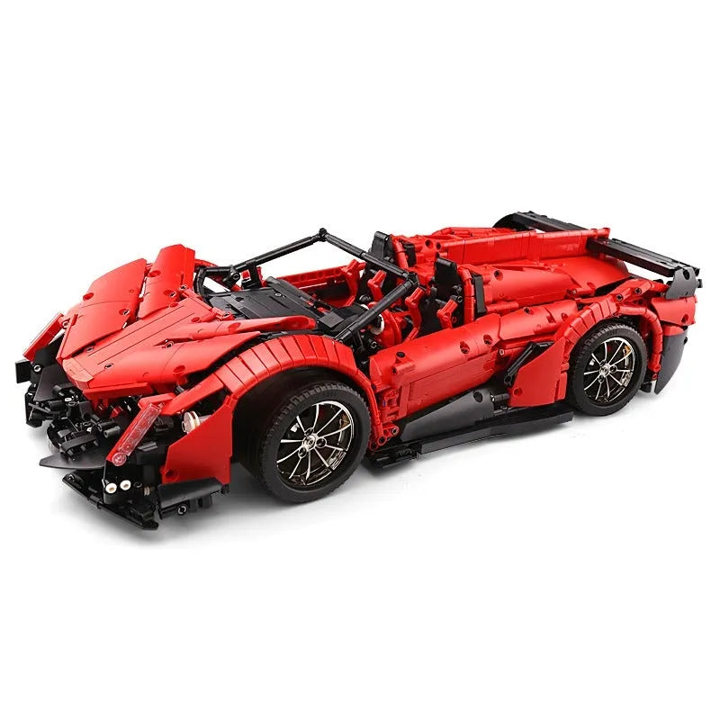 Building Blocks MOC RC Lambo Roadster 13079 Super Racing Car Bricks Toys - 3