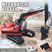 Thumbnail for Building Blocks MOC RC Link Belt 250 Excavator Truck Bricks Toy 17033 - 5