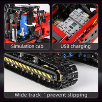 Thumbnail for Building Blocks MOC RC Link Belt 250 Excavator Truck Bricks Toy 17033 - 7