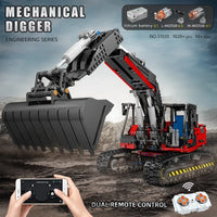 Thumbnail for Building Blocks MOC RC Link Belt 250 Excavator Truck Bricks Toy 17033 - 2