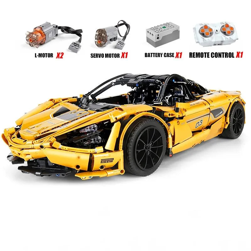 Building Blocks MOC RC McLaren 720S Racing Super Car Bricks Toy 13145S Construction Set Toys - 1