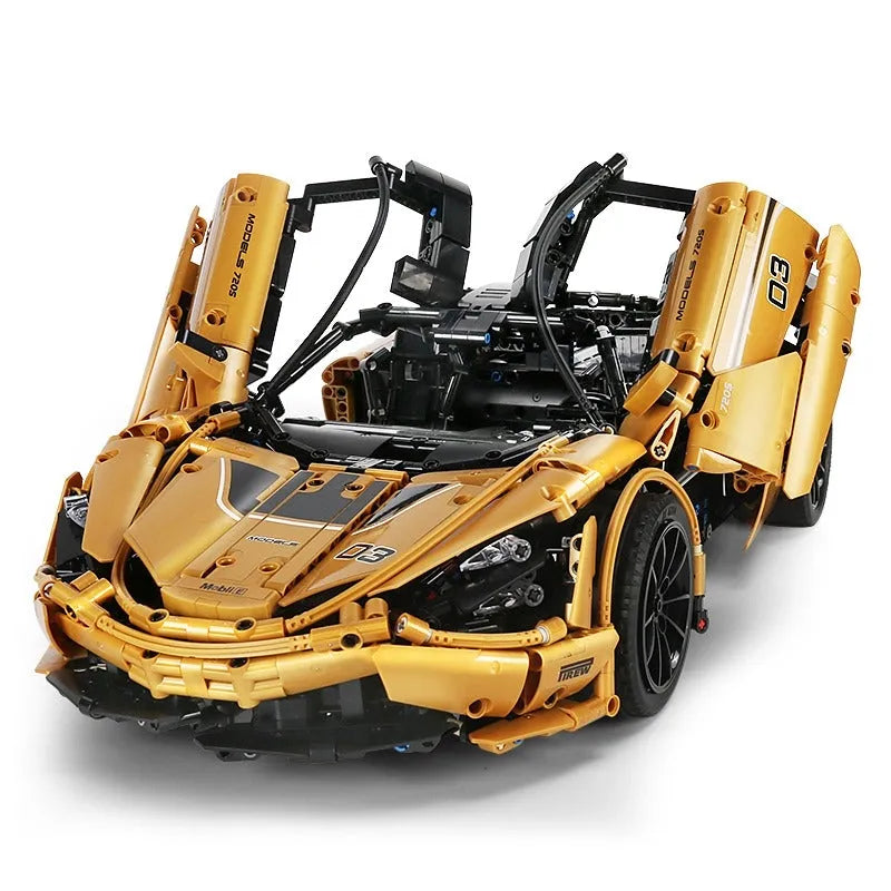 Building Blocks MOC RC McLaren 720S Racing Super Car Bricks Toy 13145S Construction Set Toys - 5