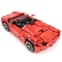 Thumbnail for Building Blocks MOC RC Motorized 488 Red Spider Racing Car Bricks Toy 13048 Construction Set Toys - 9