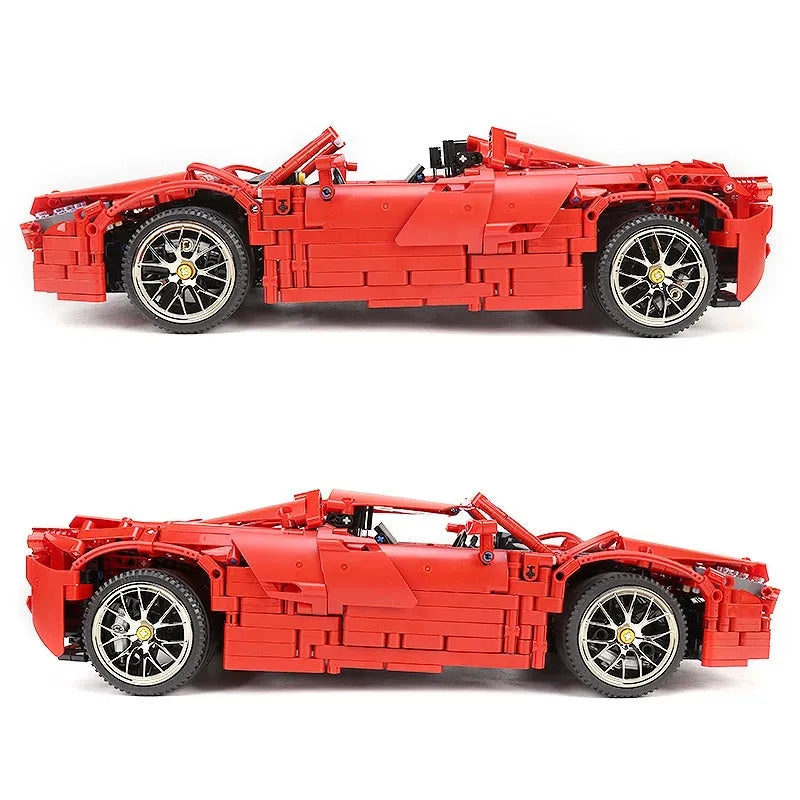 Building Blocks MOC RC Motorized 488 Red Spider Racing Car Bricks Toy 13048 - 10