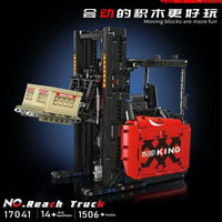 Thumbnail for Building Blocks MOC RC Motorized APP Reach Shelf Forklift Truck Bricks Toys Construction Set Toys - 2