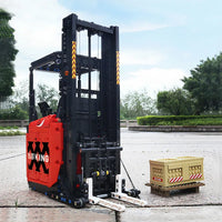Thumbnail for Building Blocks MOC RC Motorized APP Reach Shelf Forklift Truck Bricks Toys Construction Set Toys - 9