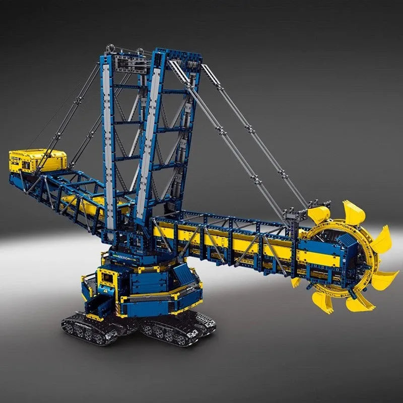 MOC RC Motorized Bucket Wheel Excavator Bricks Toy 17006