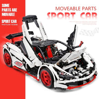 Thumbnail for Building Blocks MOC RC Motorized ICARUS Supercar Racing Cars Bricks Toy 13067 - 9