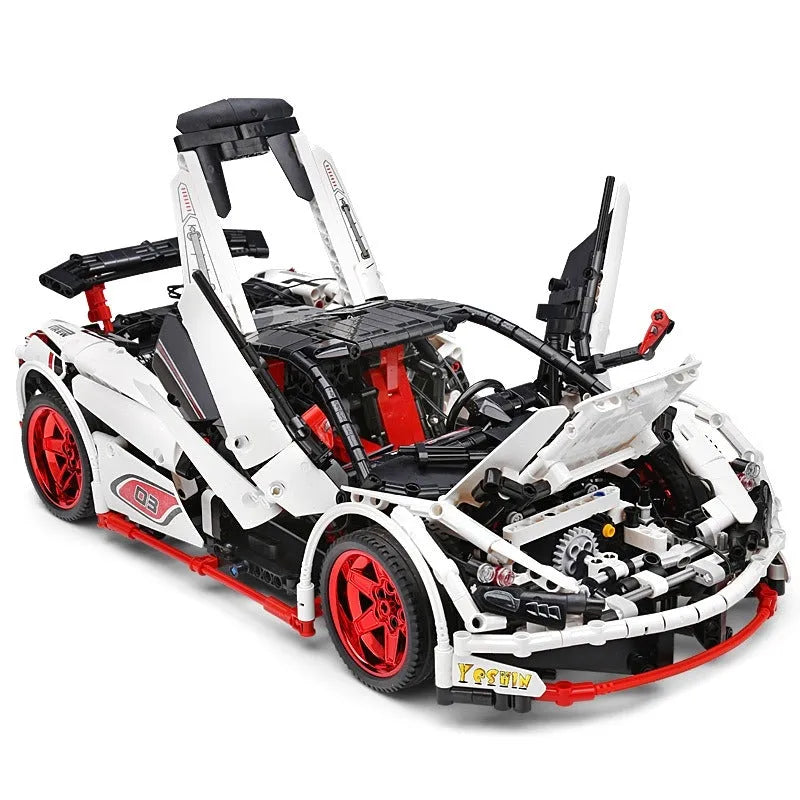 Building Blocks MOC RC Motorized ICARUS Supercar Racing Cars Bricks Toy 13067 - 6