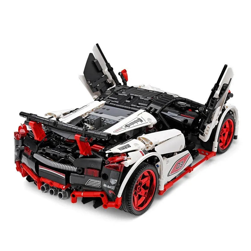 Building Blocks MOC RC Motorized ICARUS Supercar Racing Cars Bricks Toy 13067 - 5