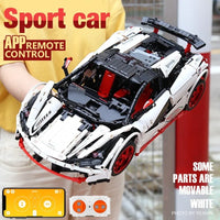 Thumbnail for Building Blocks MOC RC Motorized ICARUS Supercar Racing Cars Bricks Toy 13067 - 11