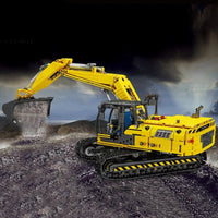 Thumbnail for Building Blocks MOC RC Motorized Link Belt 250 Excavator Bricks Toys 17032 Construction Set Toys - 11