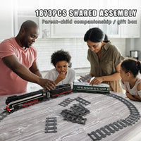 Thumbnail for Building Blocks MOC RC Motorized SL7 Asia Express Train APP Bricks Toys Construction Set Toys - 7