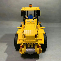 Thumbnail for Building Blocks MOC RC Motorized Wheel Front Loader Bulldozer Bricks Toy - 10