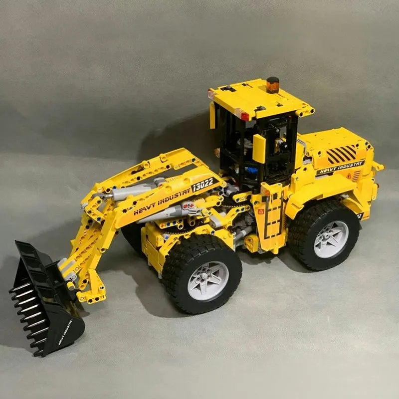 Building Blocks MOC RC Motorized Wheel Loader Bulldozer Truck Bricks Toy - 11