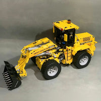 Thumbnail for Building Blocks MOC RC Motorized Wheel Loader Bulldozer Truck Bricks Toy Construction Set Toys - 11