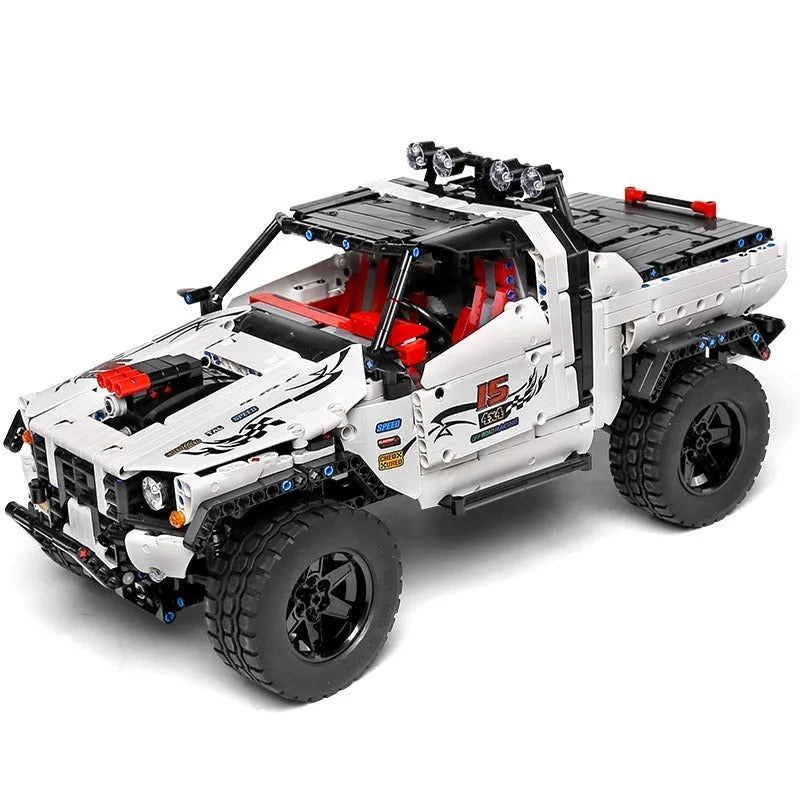 Building Blocks MOC RC Tech Off-Road Pickup Truck Car Bricks Toy 18005 - 5