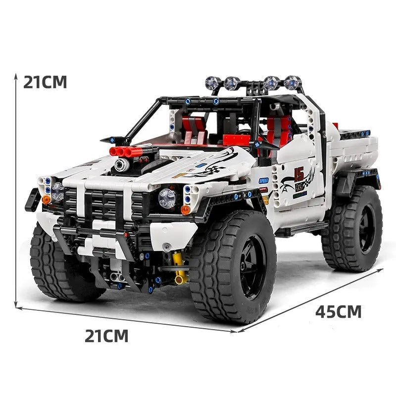 Building Blocks MOC RC Tech Off-Road Pickup Truck Car Bricks Toy 18005 - 2