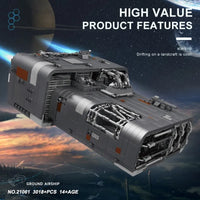 Thumbnail for Building Blocks MOC Star Ship A-A4B Landflyer Spacecraft Bricks Toy 21061 - 6