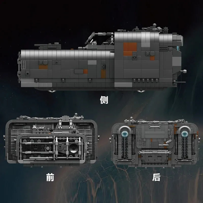 MOC Movie Space Wars Battle Spaceship Building Blocks Ahsokas Shin