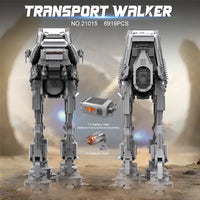Thumbnail for Building Blocks MOC Star Wars 21015 UCS Motorized AT-AT Walker Bricks Toys - 3