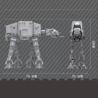 Thumbnail for Building Blocks MOC Star Wars 21015 UCS Motorized AT-AT Walker Bricks Toys - 4