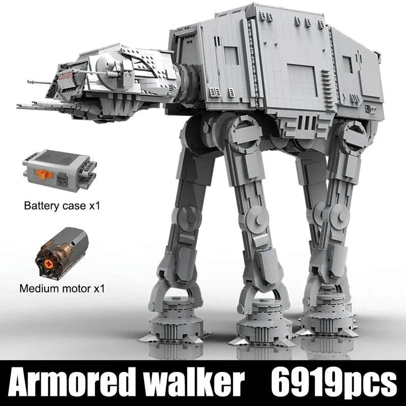 Building Blocks MOC Star Wars 21015 UCS Motorized AT-AT Walker Bricks Toys - 1