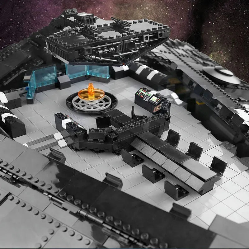 Building Blocks MOC Star Wars Eclipse Class Dreadnought Ship Bricks Toys - 17