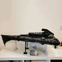 Thumbnail for Building Blocks MOC Star Wars Eclipse Class Dreadnought Ship Bricks Toys - 8