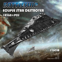 Thumbnail for Building Blocks MOC Star Wars Eclipse Class Dreadnought Ship Bricks Toys - 2