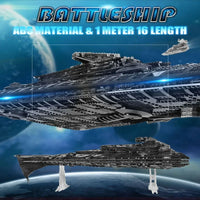 Thumbnail for Building Blocks MOC Star Wars Eclipse Class Dreadnought Ship Bricks Toys - 12