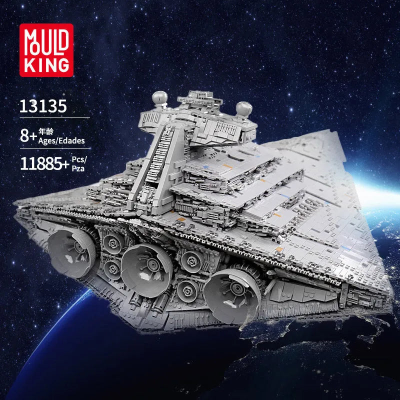 Mould King 13135 Star Wars Imperial Star Destroyer Monarch Building Blocks  Toy Set 