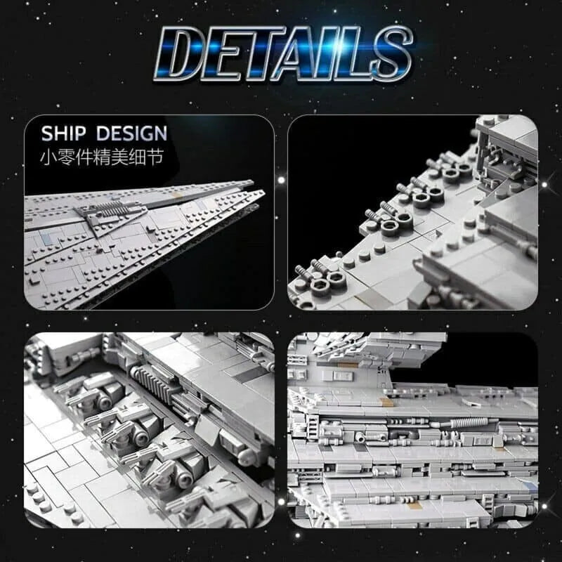 Building Blocks MOC Star Wars ISD Monarch Imperial Destroyer Bricks Toy - 7
