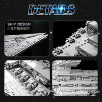 Thumbnail for Building Blocks MOC Star Wars ISD Monarch Imperial Destroyer Bricks Toy - 7