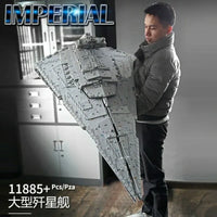 Thumbnail for Building Blocks MOC Star Wars ISD Monarch Imperial Destroyer Bricks Toy - 9